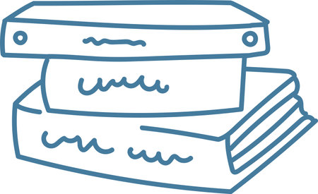 Stack of Books Sketchのイラスト素材