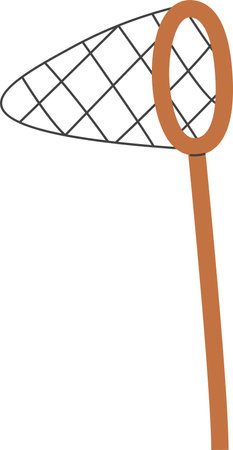 Netting Tool Cartoonのイラスト素材