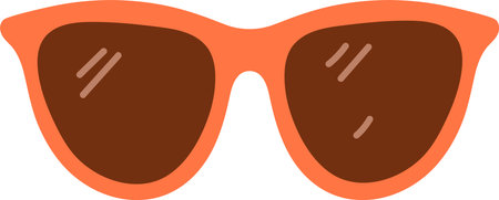 Summer Sunglasses Flat Styleのイラスト素材