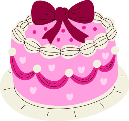 Cake Sweet Birthday Treatのイラスト素材