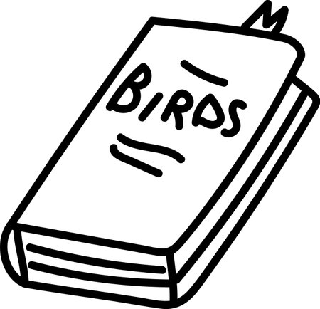 Birds Book Sketchのイラスト素材