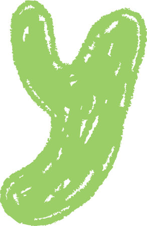 Y Letter Chalk Board Alphabetのイラスト素材