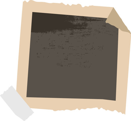 Grunge Photo Frame with Tapeのイラスト素材