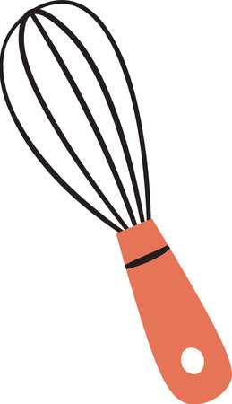 Kitchen Whisk Hand Drawnのイラスト素材