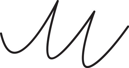 Curved Line Drawingのイラスト素材