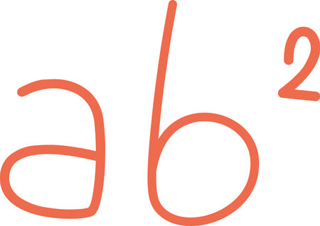 Mathematical Expression with Exponentのイラスト素材