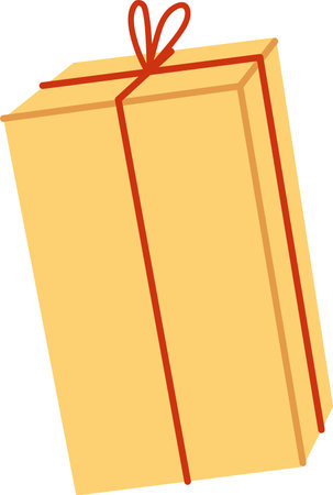 Gift Box with Ribbonのイラスト素材