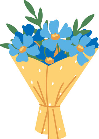 Bouquet of Flowersのイラスト素材