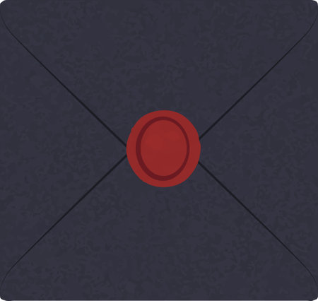 Sealed Envelope With Wax Stampのイラスト素材
