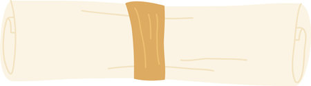 Scroll Rolled Parchment Cartoonのイラスト素材
