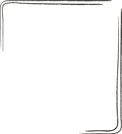 Frame Hand Drawn Doodleのイラスト素材