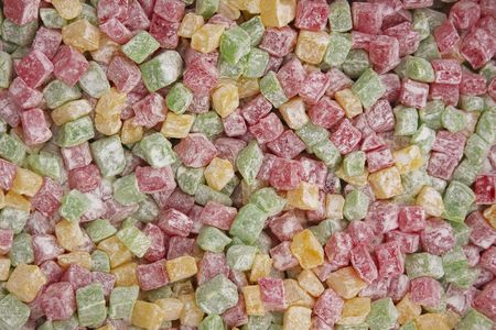 Colorful candy with lots of sugarの写真素材