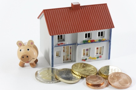 House and moneyの写真素材