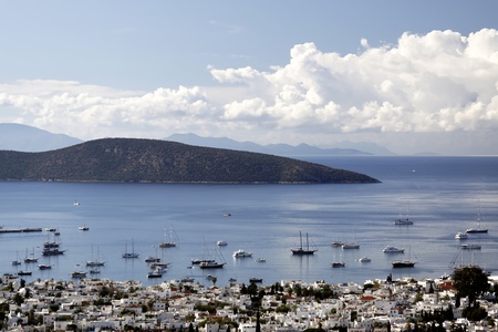 resort of bodrum in turkeyの写真素材