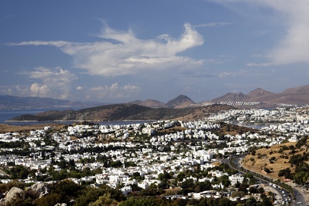 resort of bodrum in turkeyの写真素材