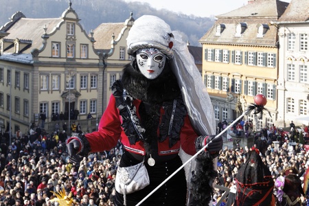 Hallia VENEZIA - Carnival event in the Old Town Hall Schwaebisch 12 02 2012のeditorial素材