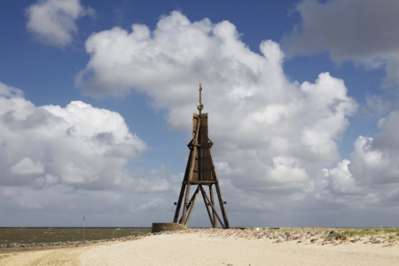 North Sea - beach - Cuxhavenの写真素材