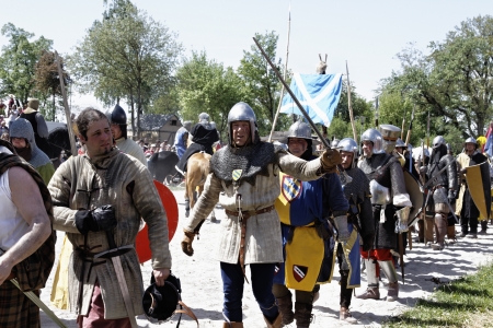 Medieval castle festival,