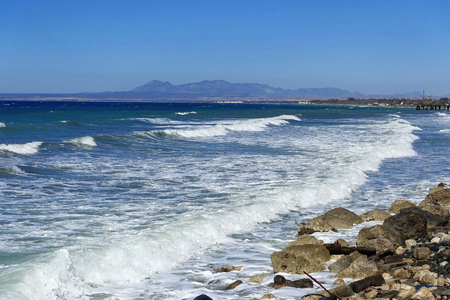 Sea in Lefke - Northern Cyprusの写真素材