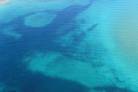 Sea with dark colorsの写真素材