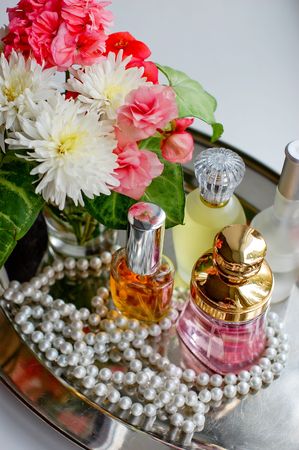flowers and parfumesの写真素材