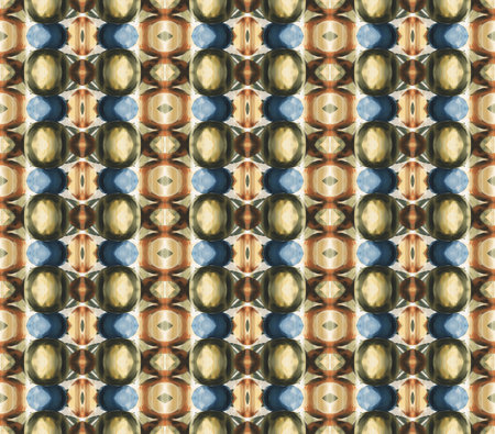 abstract geometric seamless pattern background, repeatable motif for fabric and wallpaper design, mirrored illustrationの写真素材