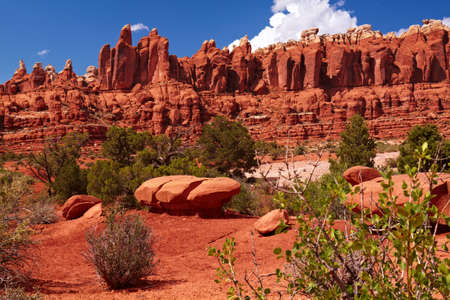 Red Desert, Arches National Park, Utah, USAの写真素材