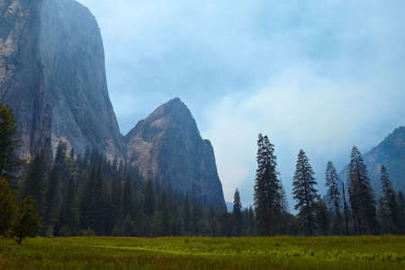 Yosemite Valley, Yosemite National Park, California, USAの写真素材