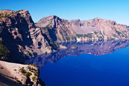 Crater Lake National Park, Oregon, United Statesの写真素材