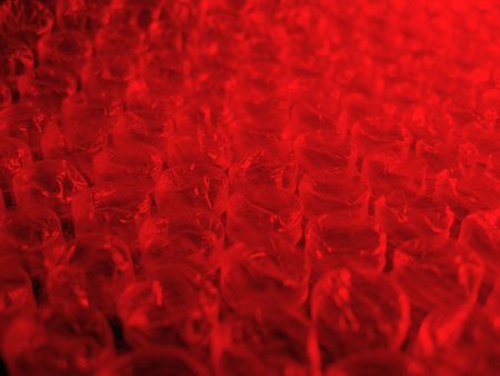  Bubble Wrap in red.の写真素材