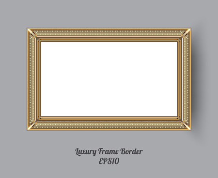 Picture frame vector. Photo art gallery. vector illustration.のイラスト素材