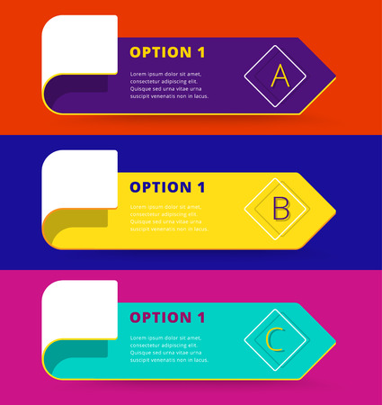 Modern minimal arrow elements for business infographics.のイラスト素材
