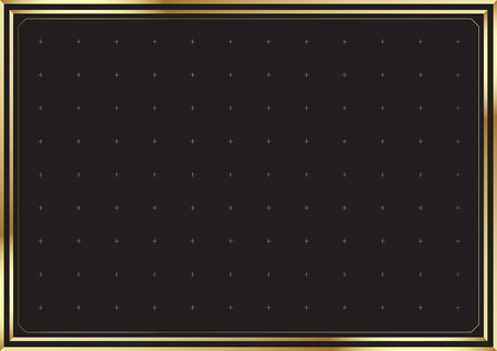 Elegant gold border background. vector illustration.のイラスト素材
