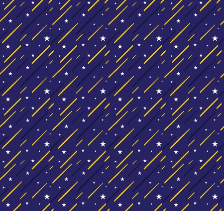 star and night sky seamless pattern. seamless star and night sky background. star and night sky repeatable background. star and night sky textile. vector stock.のイラスト素材