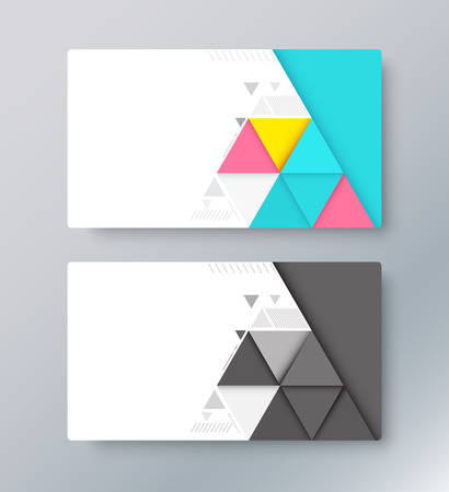 Abstract material card background. business card design. vector illustration.のイラスト素材