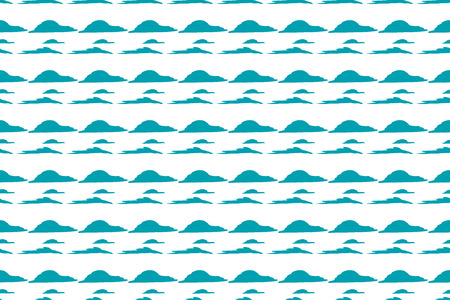 Cloud seamless pattern background. cloud pattern design. vector stock.のイラスト素材