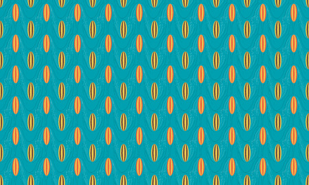 Wave board retro seamless pattern background. summer pattern design. vector stock.のイラスト素材