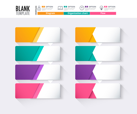 Label infographic design, work flow diagram, step down concept, vector stockのイラスト素材