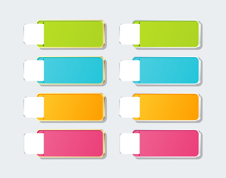 infographic label with 4 choice. vector illustrationのイラスト素材