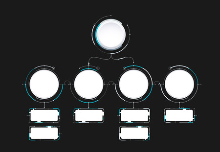 Infographic diagram template design simple design. include icon design. vector illustration.のイラスト素材
