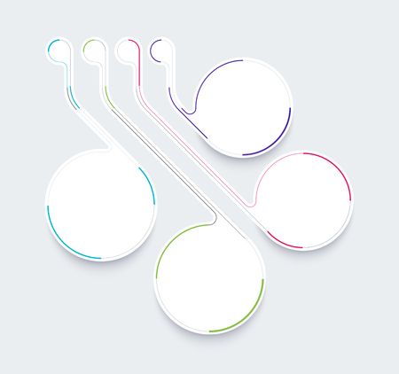 Infographic diagram template design simple design. include icon design. vector illustration.のイラスト素材