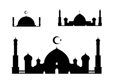 Islamic symbol isolated on white background. vector illustration.のイラスト素材