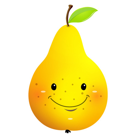 Rear cartoon character, vector illustration, isolated on white backgroundのイラスト素材
