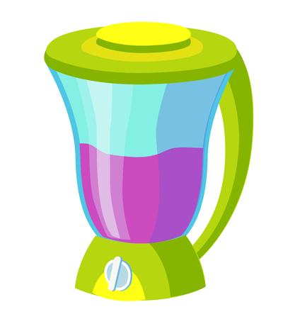 Blender. Vector illustration on white backgroundのイラスト素材