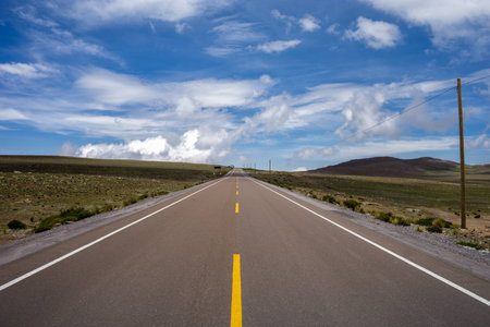 Iteroceanic highway in the Peruvian Andesの写真素材