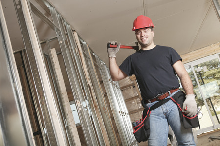 carpenter photo - A construction men working