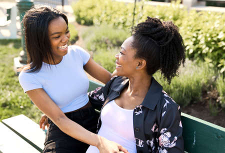 Latin American Mother with her Daughter togetherの写真素材