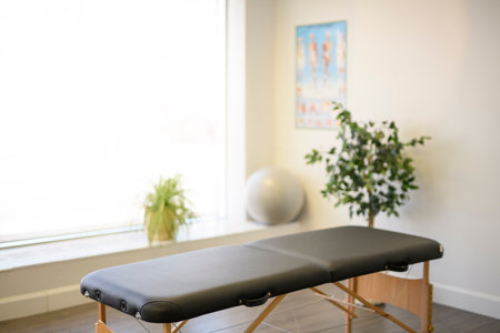 Complete physiotherapy room. aesthetic clinicの写真素材