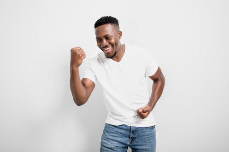 Men wearing white shirt in studio shot on white background