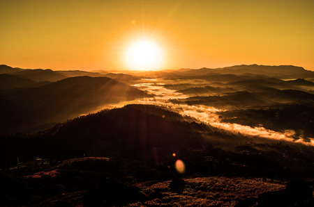 Fire Landscapeの写真素材